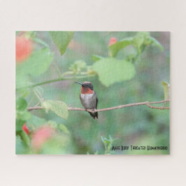 Ruby Throated Hummingbird, vogelliefhebber Legpuzzel