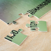 Ruby Throated Hummingbird, vogelliefhebber Legpuzzel (Zijkant)