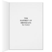 Ruby-throated Hummingbirds Birthday Card (Binnen (Rechts))