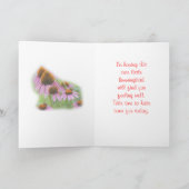 Ruby Throated Kolibrie - aanpassen Kaart (Binnen)