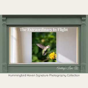 Ruby-Throated Kolibrie Fijnkunstfotografie Poster
