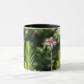 Ruby-Throated kolibrie "In Bloemen" Mok (Midden)