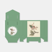 Ruby-throated kolibrie, verjaardag of andere parti bedankdoosjes (Uitgevouwen)