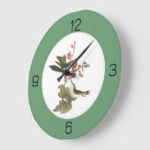 Ruby-throated kolibrie, verjaardag of andere parti grote klok (Hoek)