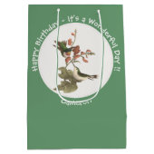 Ruby-throated kolibrie, verjaardag of andere parti medium cadeauzakje (Achterkant)
