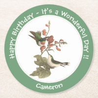 Ruby-throated kolibrie, verjaardag of andere parti