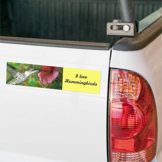 Ruby thromingbird bumpersticker (Op Truck)