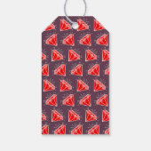 Ruby trouwdag feestring dank u cadeau cadeaulabel (Achterkant)