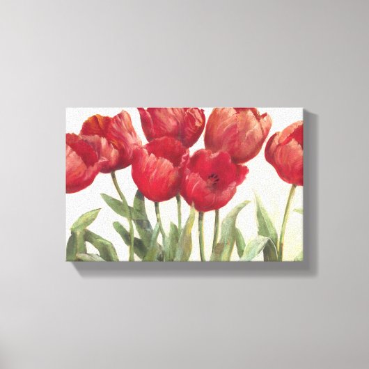 Ruby Tulips Canvas Afdruk (Voorkant)