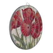 Ruby Tulips Dartbord (Voorkant Links)