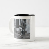 Ruby Tweekleurige Koffiemok (Voorkant links)