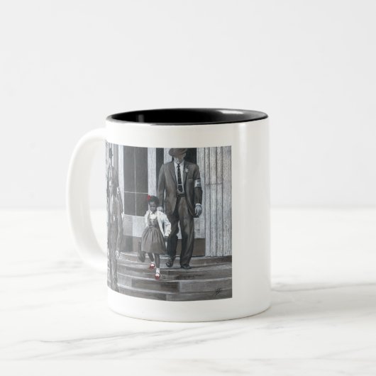 Ruby Tweekleurige Koffiemok (Voorkant links)