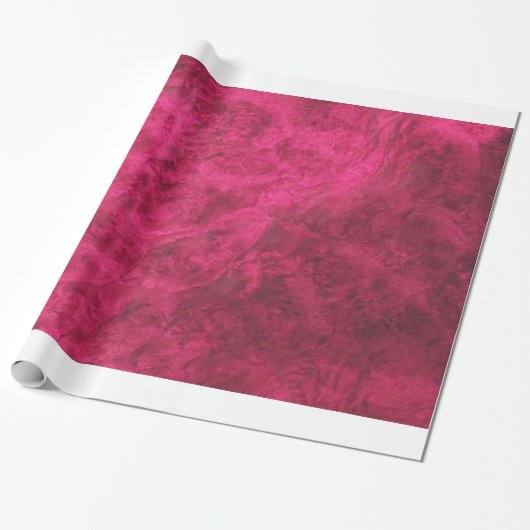 Ruby Velvet Wrapping Paper Cadeaupapier (Uitgerold)