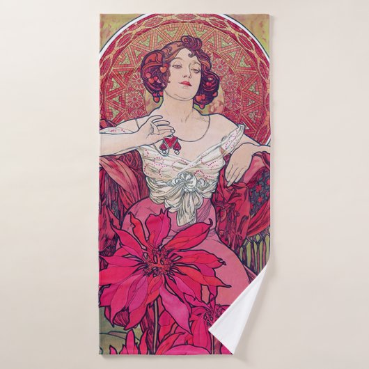 Ruby (Vier juwelen), Alphonse Mucha Badhanddoek (Badhanddoek)