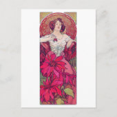 Ruby (Vier juwelen), Alphonse Mucha Briefkaart (Voorkant)