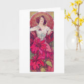 Ruby (Vier juwelen), Alphonse Mucha Kaart (Gele Bloem)