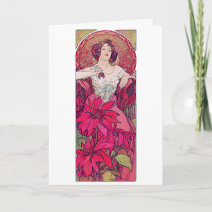 Ruby (Vier juwelen), Alphonse Mucha Kaart