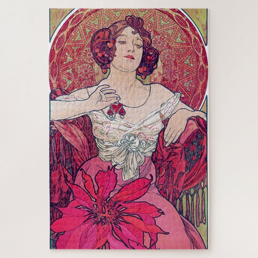 Ruby (Vier juwelen), Alphonse Mucha Legpuzzel (Verticaal)