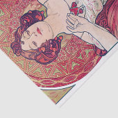 Ruby (Vier juwelen), Alphonse Mucha Tissuepapier (Detail)