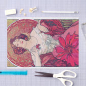 Ruby (Vier juwelen), Alphonse Mucha Tissuepapier (Craft)
