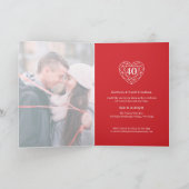Ruby viert 40 jaar liefde 40e verjaardag (Binnen)