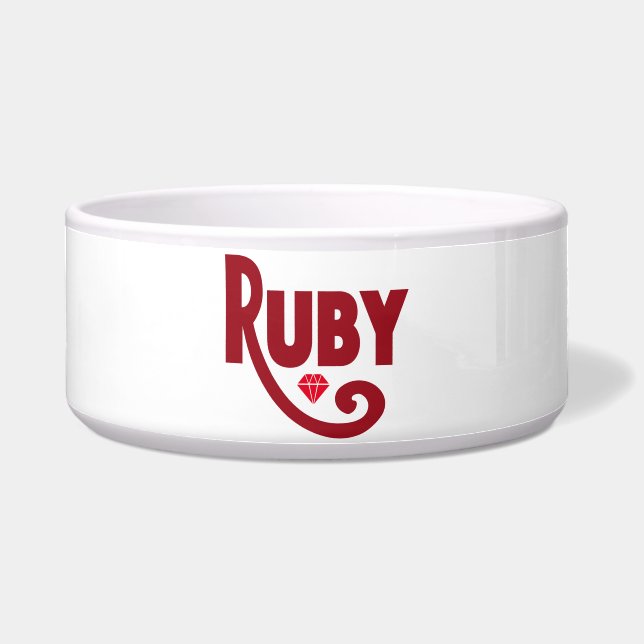 Ruby Voerbakje (Voorkant)