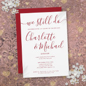 Ruby We Still Do Script Huwelijksbelofte Verjaarda Kaart