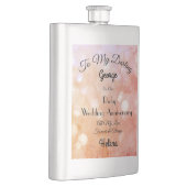 Ruby Wedding Jubileum Classic Flask Flacon (Rechts)