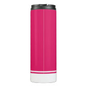 Ruby White | Elegant | Minimaal | GEPERSONALISEERD Thermosbeker (Achterkant)