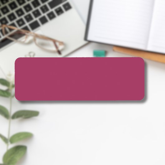 Ruby Wine Effen Kleur | Klassiek | Elegant Etiket