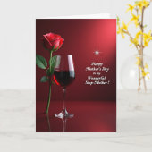 Ruby Wine Moederdagkaart Kaart (Gele Bloem)