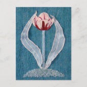 Ruby Wings Design First Tulip Briefkaart (Voorkant)