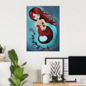 Ruby Zeemeermin Posterprint Poster (Thuiskantoor)