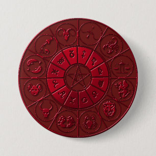 Ruby Zodiacal Button