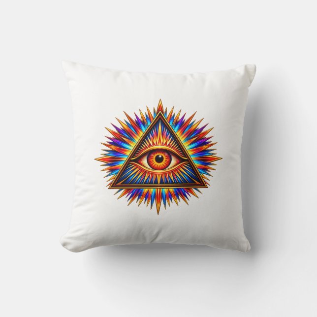 Ruby Zonnekussen met Oog Kussen (Voorkant)