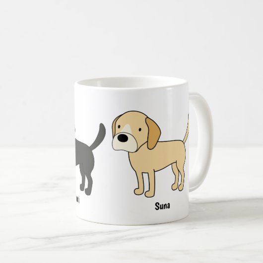 Rubyfornia 3-Dog kan een klassieke Mok zijn (Voorkant rechts)