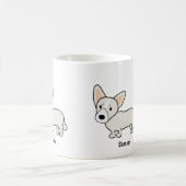 Rubyfornia Pembroke Welsh Corgi Classic Mok (Center)