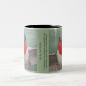 Rubykeel Hummingbird Tweekleurige Koffiemok (Center)