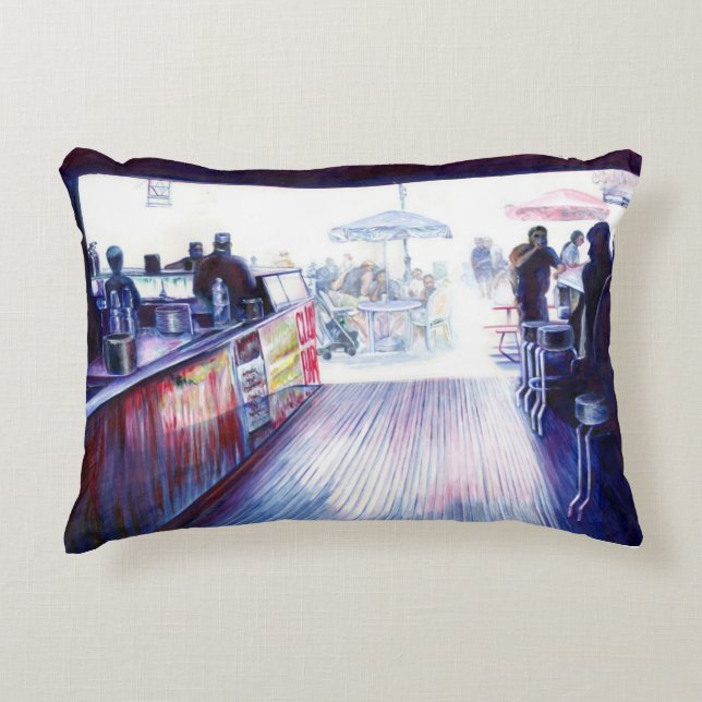 Ruby's, Coney Island, New York Accent Kussen (Voorkant)