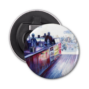 Ruby's, Coney Island, New York Button Flesopener