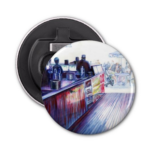 Ruby's, Coney Island, New York Button Flesopener (Voorkant)