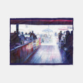 Ruby's, Coney Island, New York Fleece Deken (Voorkant (Horizontaal))