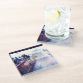 Ruby's, Coney Island, New York Glazen Onderzetter (Schuin)