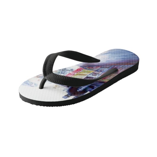 Ruby's, Coney Island, New York Kinder Teenslippers (Schuin)