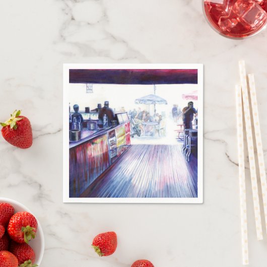 Ruby's, Coney Island, New York Servetten (Insitu)