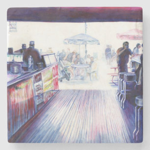 Ruby's, Coney Island, New York Stenen Onderzetter