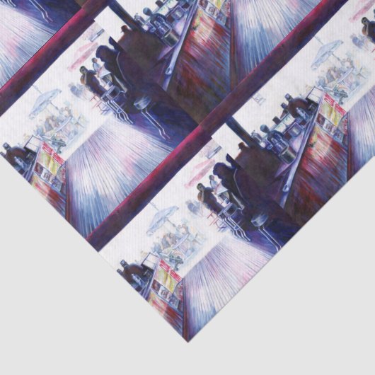 Ruby's, Coney Island, New York Tissuepapier (Detail)