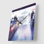 Ruby's, Coney Island, New York Vierkante Klok (Hoek)