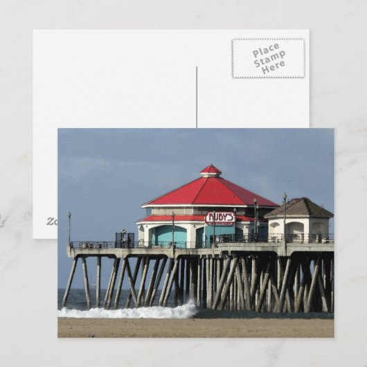 Ruby's Diner Huntington Beach Briefkaart (Voorkant / Achterkant)