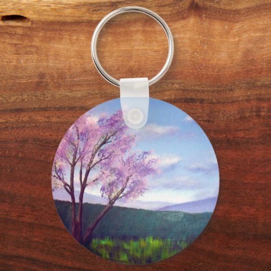 Rubys' Jacaranda Sleutelhanger (Voorkant)